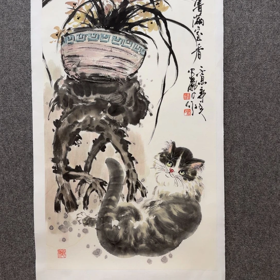 国画娄鹏老师手绘作品