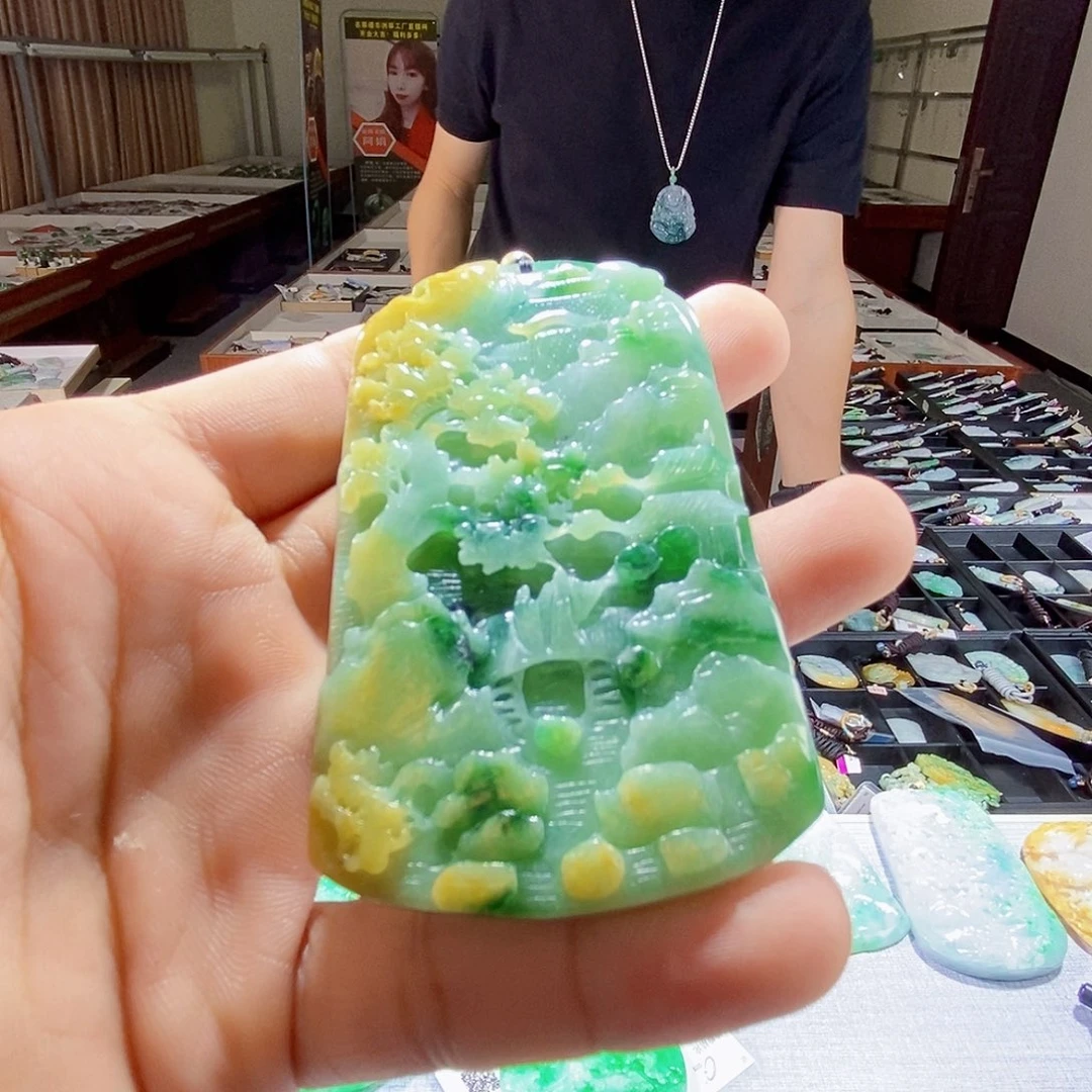 颈饰未镶嵌翡翠翡翠