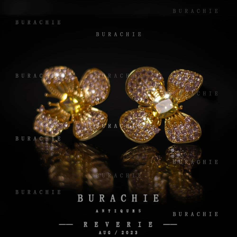 铜合金仿珍珠耳饰 【3673】周年珍藏英｜经典原标克拉款Crown