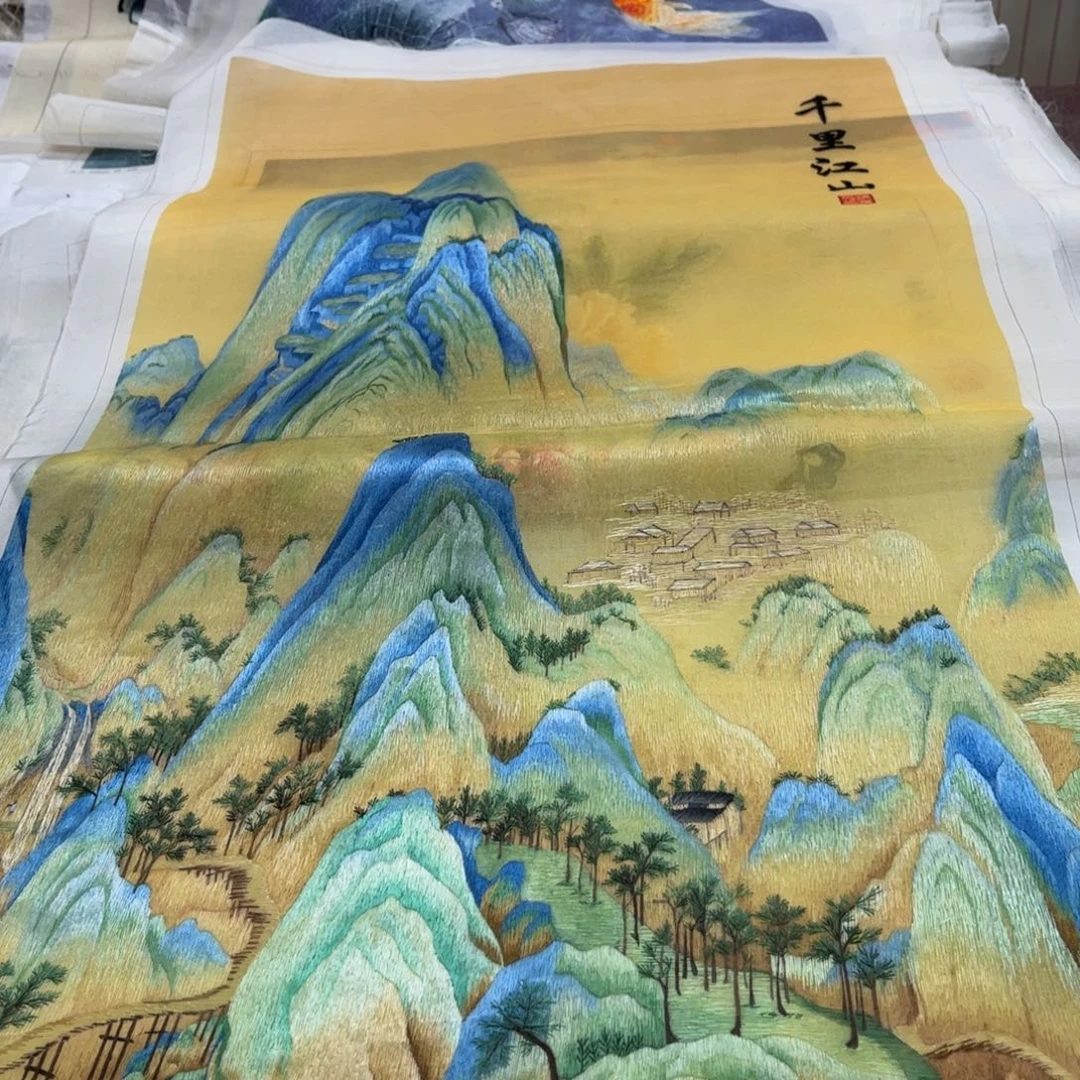 织绣茶***妮苏绣纯手工巧克力饼干