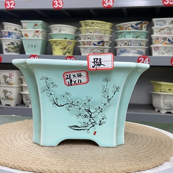 紫砂紫砂花盆0817