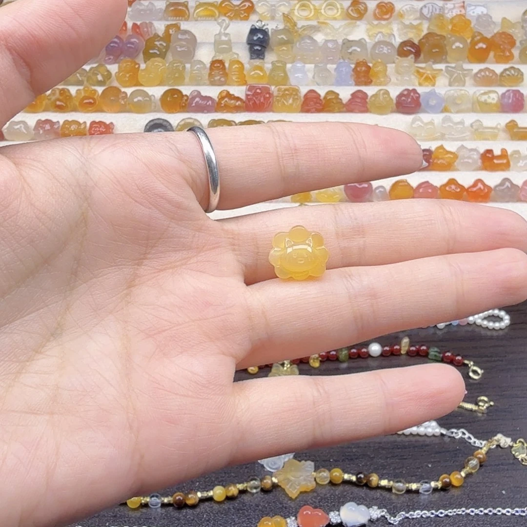 玛瑙/玉髓合金颈饰