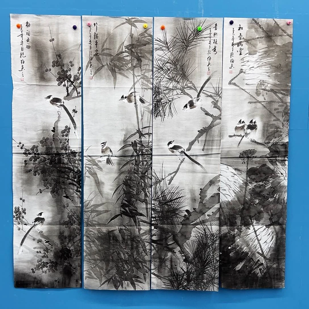 国画纯手绘作品欣赏图