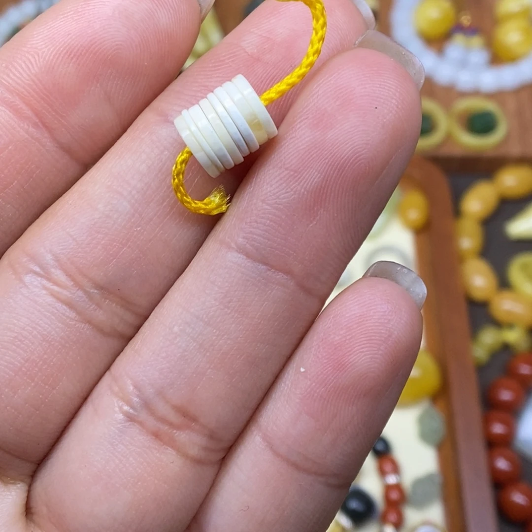 琥珀未镶嵌手链微瑕