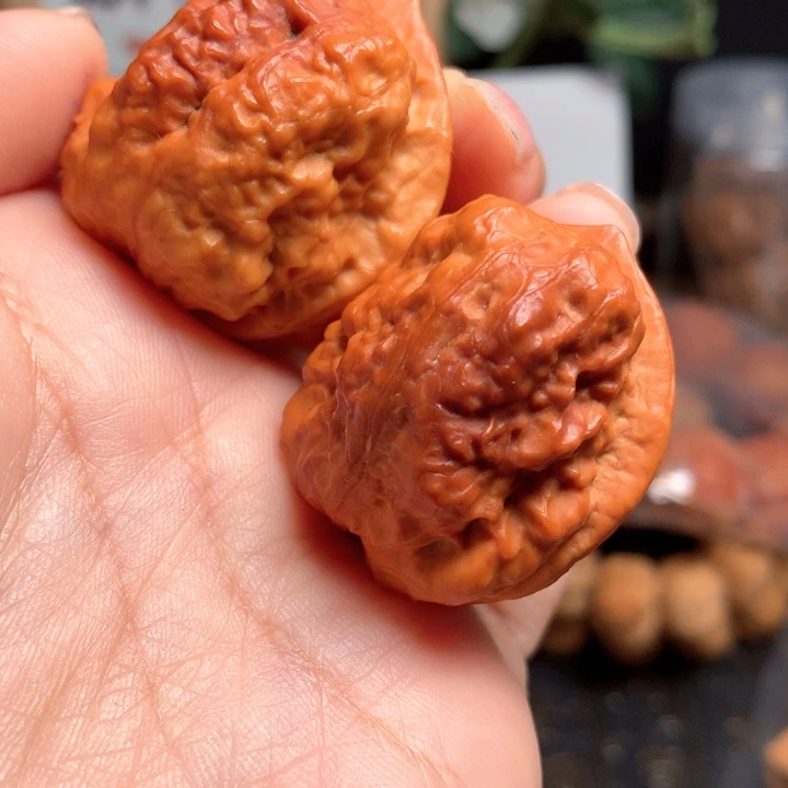 文玩核桃吊坠七彩金蟾36尺寸