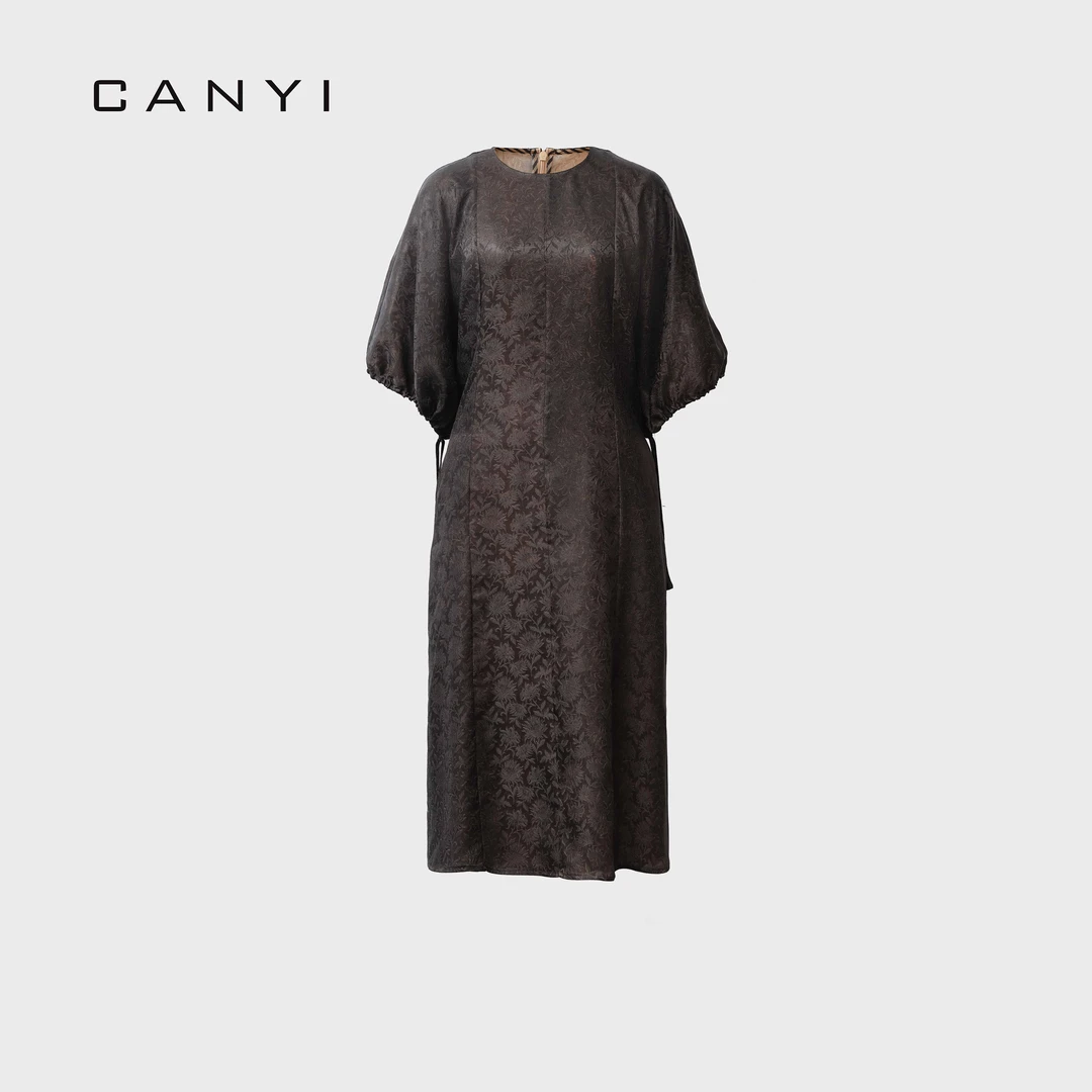 【CY璨衣】菩提树下 043-1 香云纱连衣裙