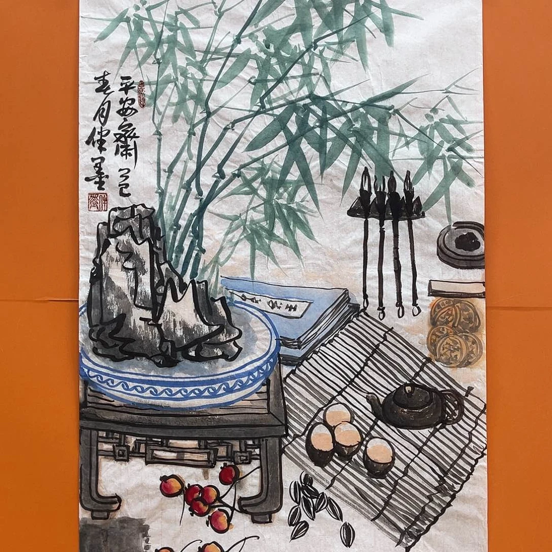 国画艺术家 真人1111111111