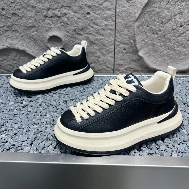 新款厚底韩版简约轻便男士休闲鞋轻奢网红时尚潮流潮男鞋MBZ55-5