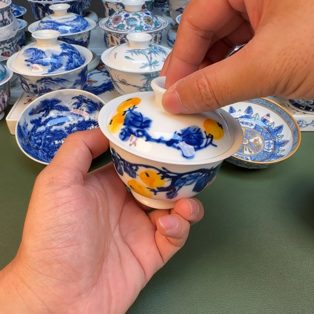 纯手工纯手绘茶具68