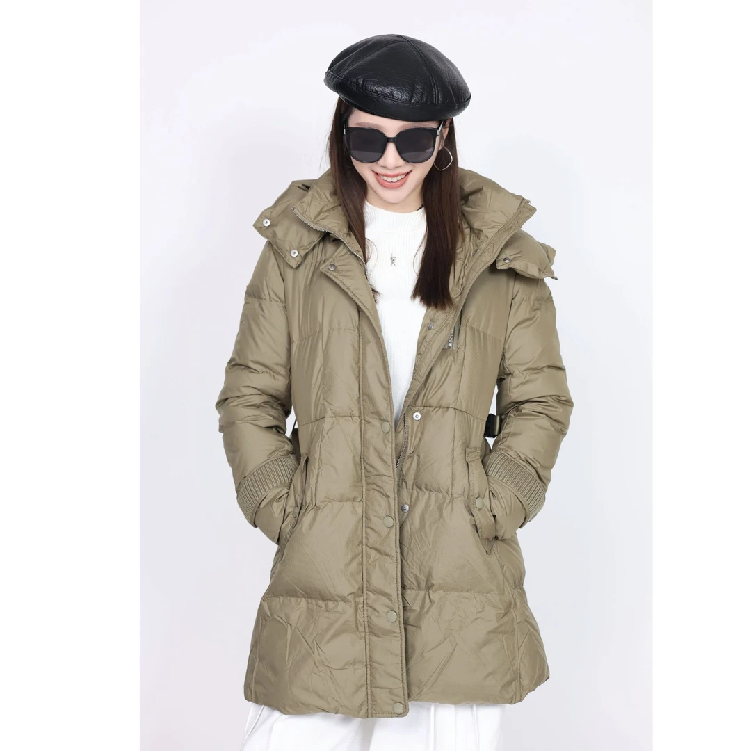 Auuuu/MasiliEr中长款时尚百搭保暖秋冬鹅绒服G34MS2C0040