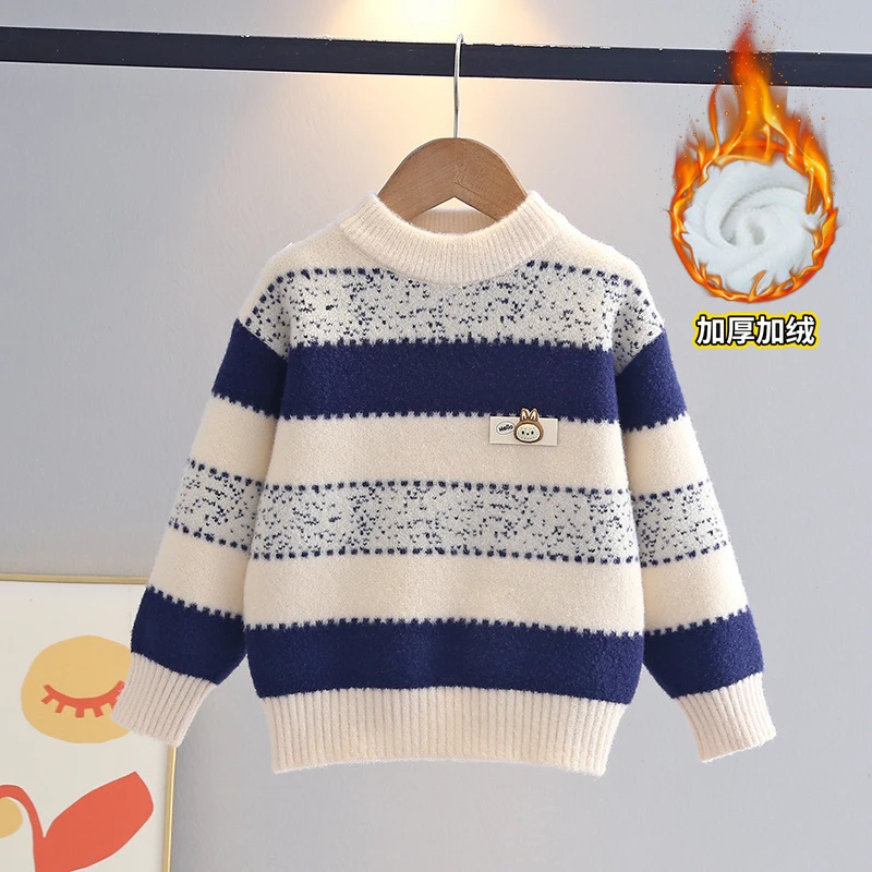 YeeHoO/英氏【断码清仓】2025男童毛衣秋冬款儿童针织衫冬装打底