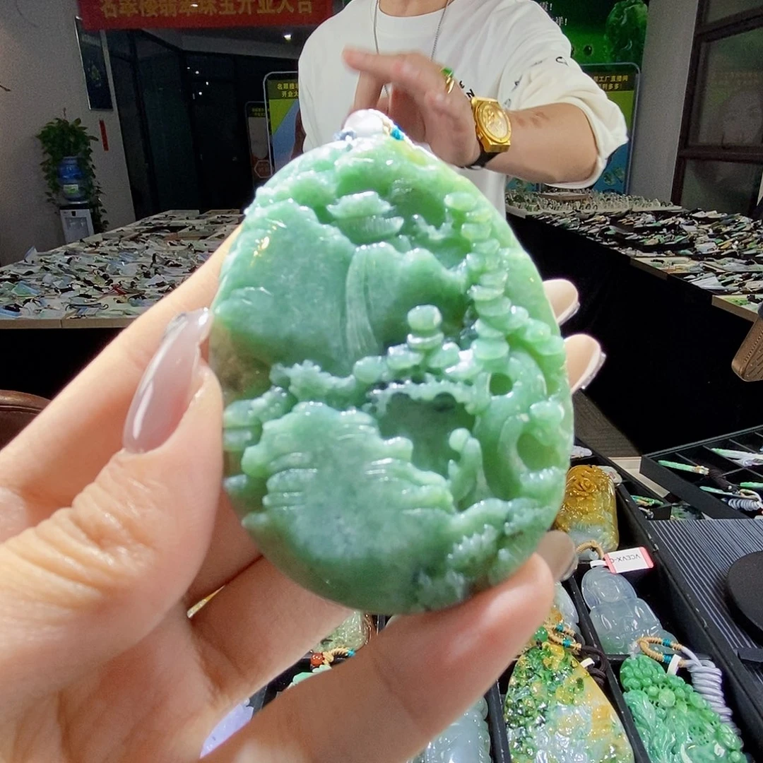 颈饰未镶嵌翡翠翡翠