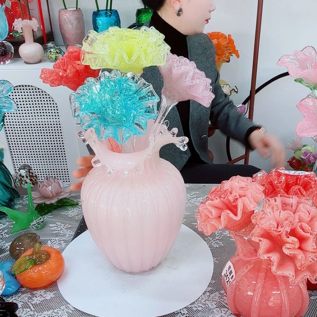 福利一套琉璃花瓶花器艺术品