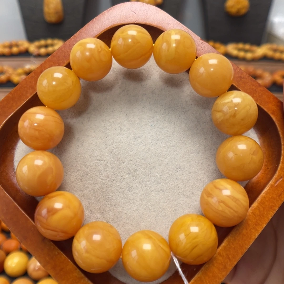 蜜蜡未镶嵌手链蜜蜡