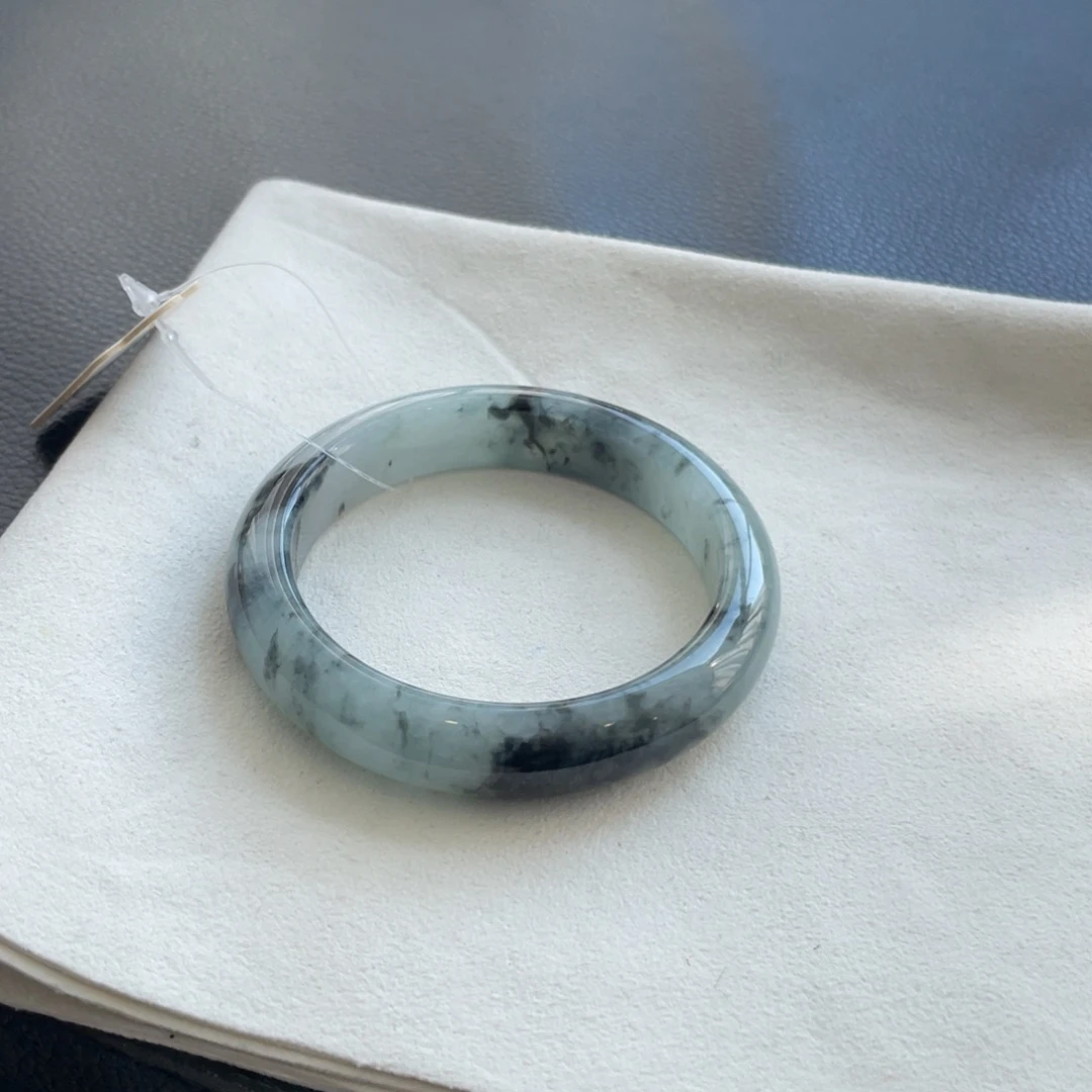 翡翠未镶嵌手镯纹55