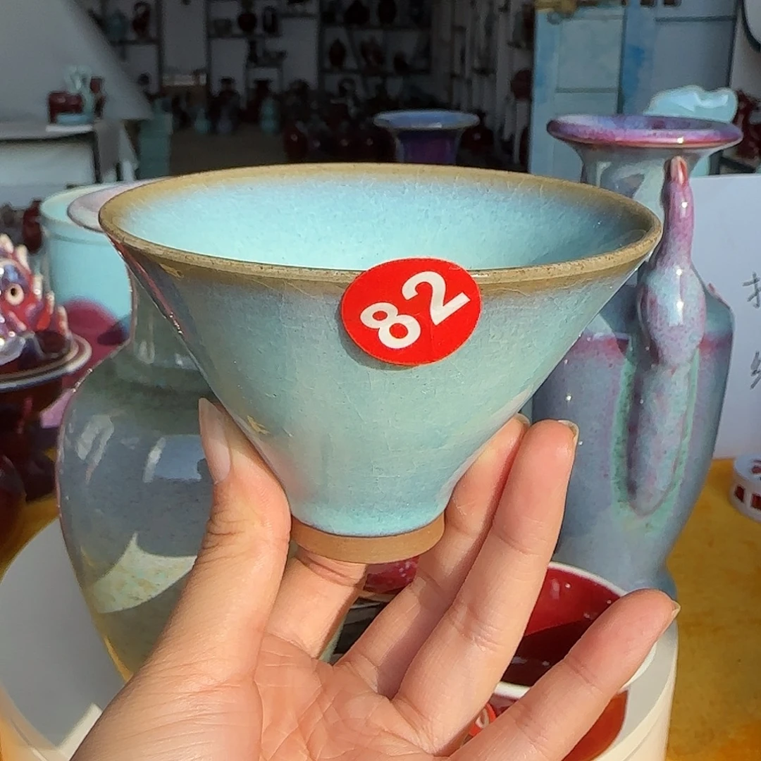 摆件陶郑家钧窑摆件