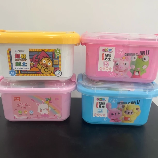 12色盒装粘土不挑款一盒