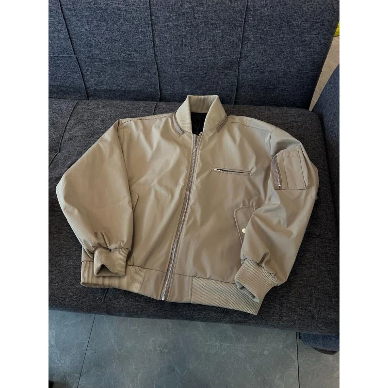 Z22  春秋双拉链飞行服夹克男女休闲短款bomber外套