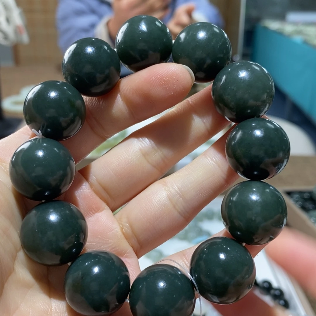 和田玉未镶嵌手链220