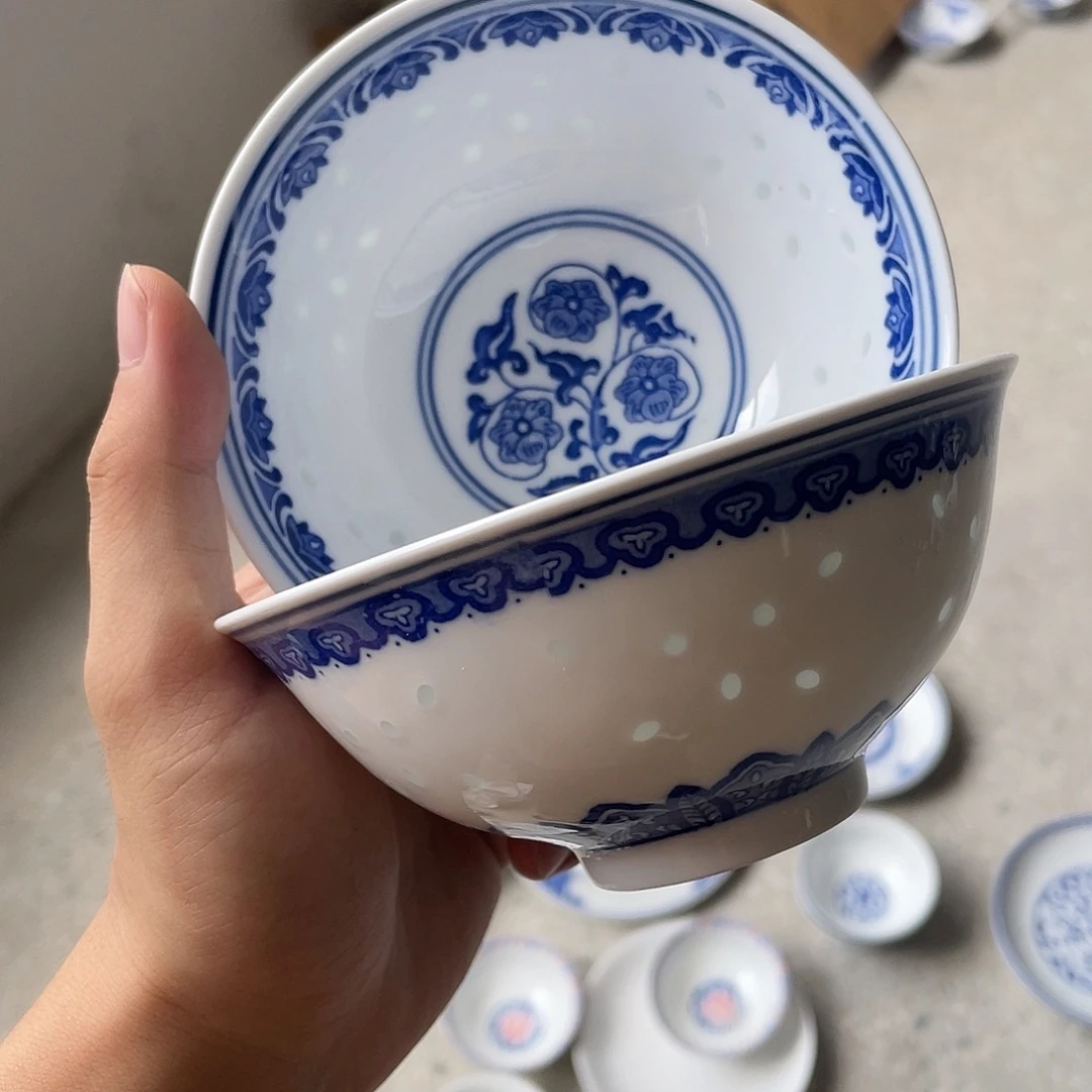 碗景德镇高温细白瓷餐具