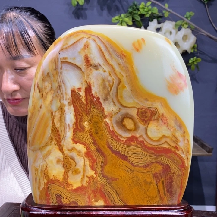 石材精品古青石摆件