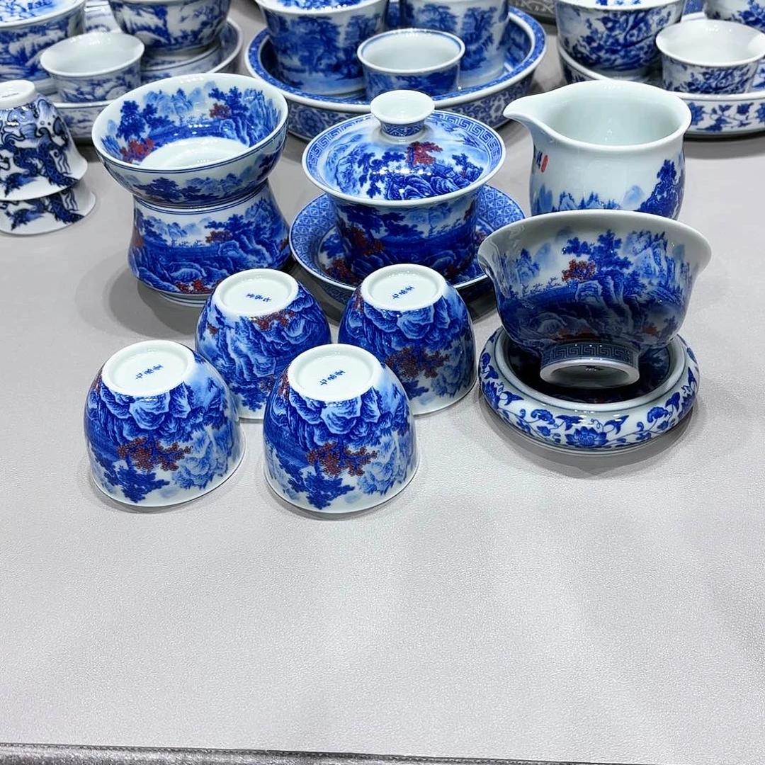 盖碗景德镇高温茶具