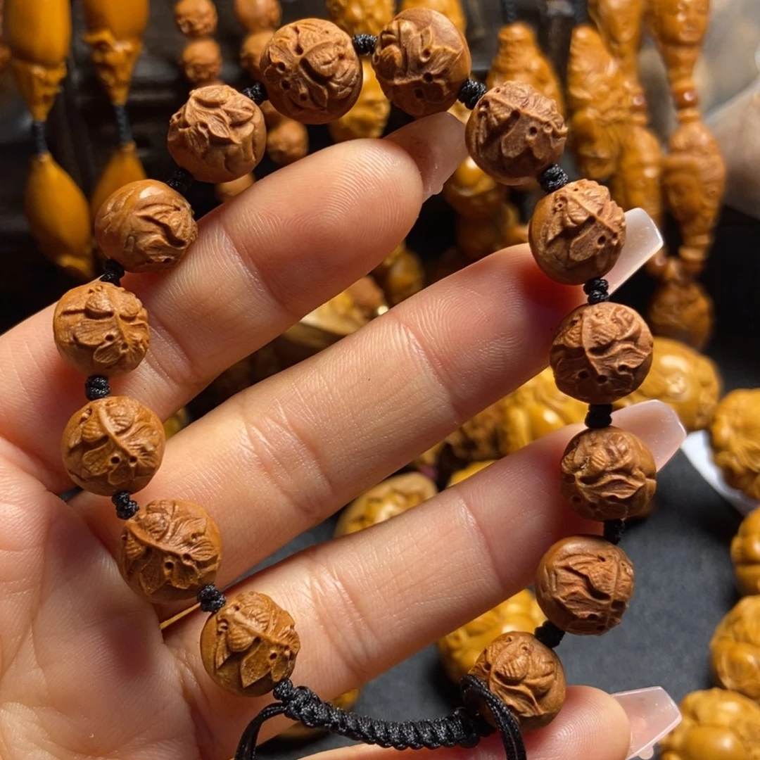 【闪购商品】手串/手链橄榄核桃金鱼