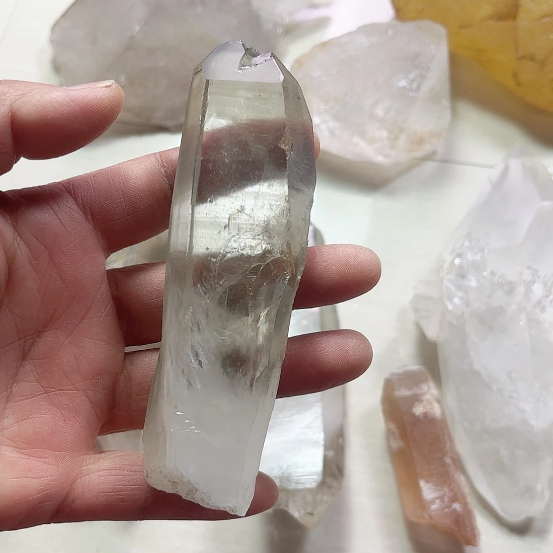 水晶天然水晶原石未镶嵌千**创