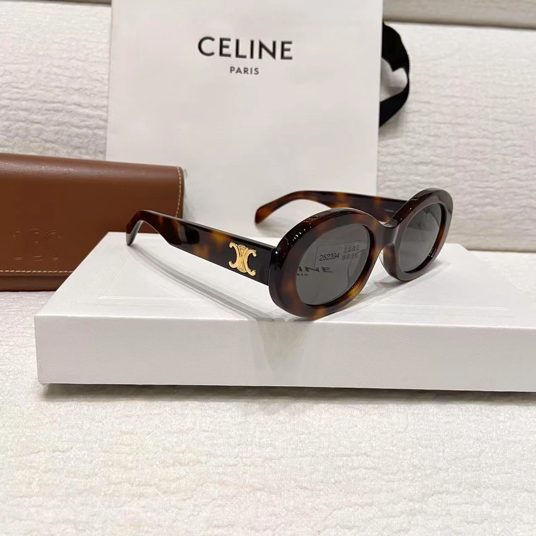 99新 Celine/思琳 壹臻/若男专场 玳玳边框墨镜 53A 77825354