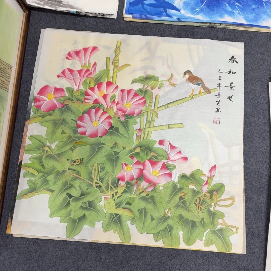 国画68×68工笔手绘画画画