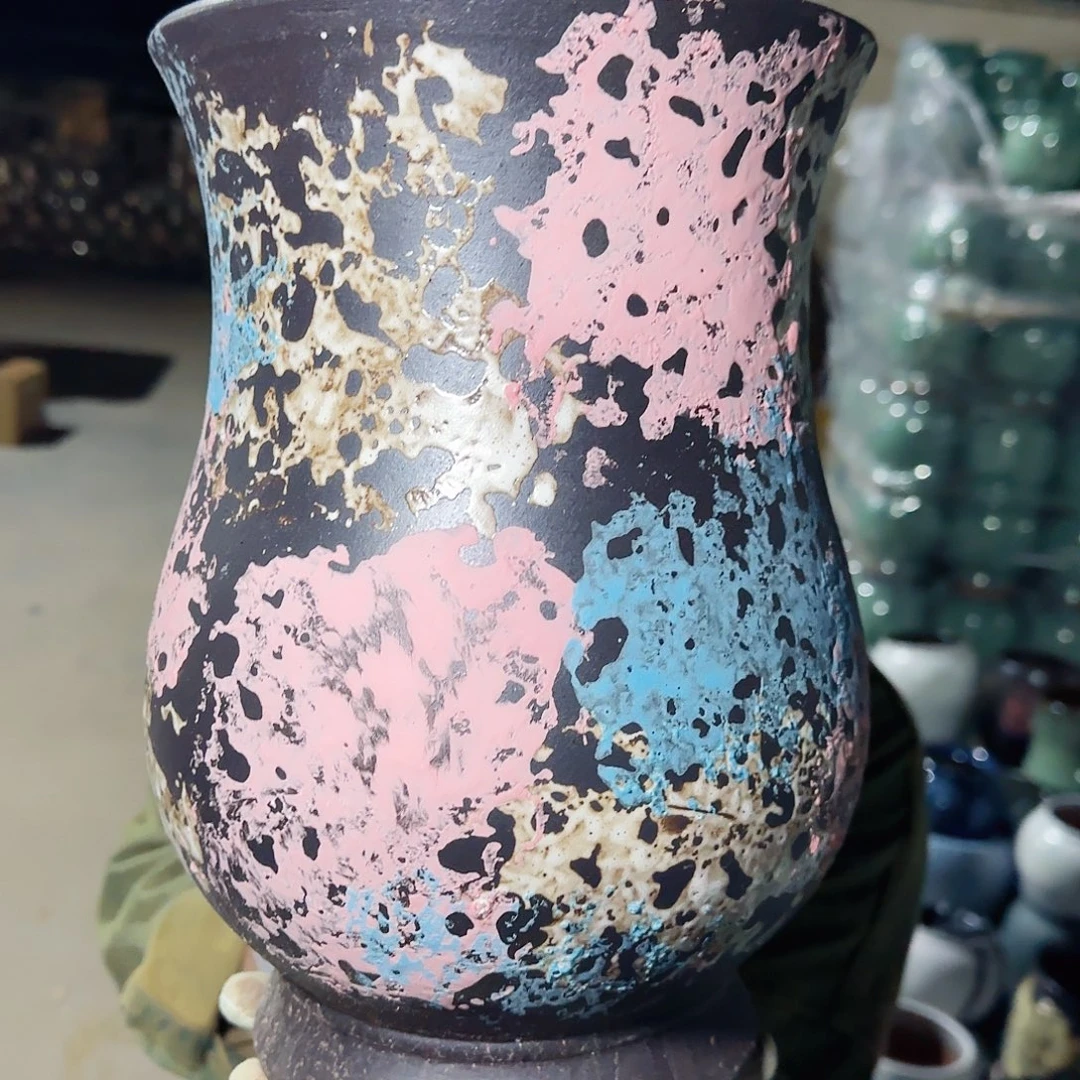 紫砂花盆高30口20