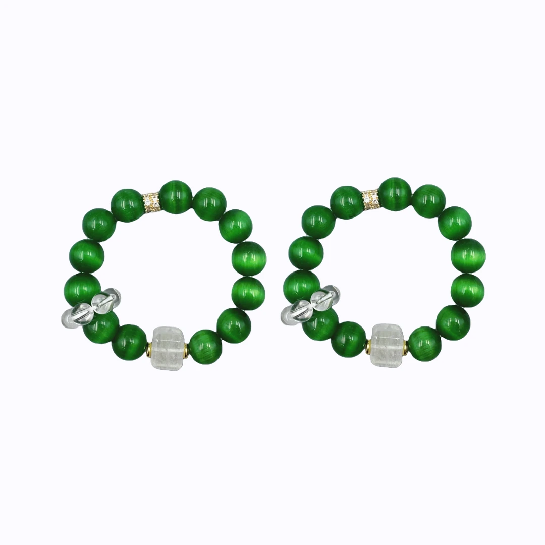 全净体猫眼石琉璃手串A43-71赠礼盒（多样性发其一）