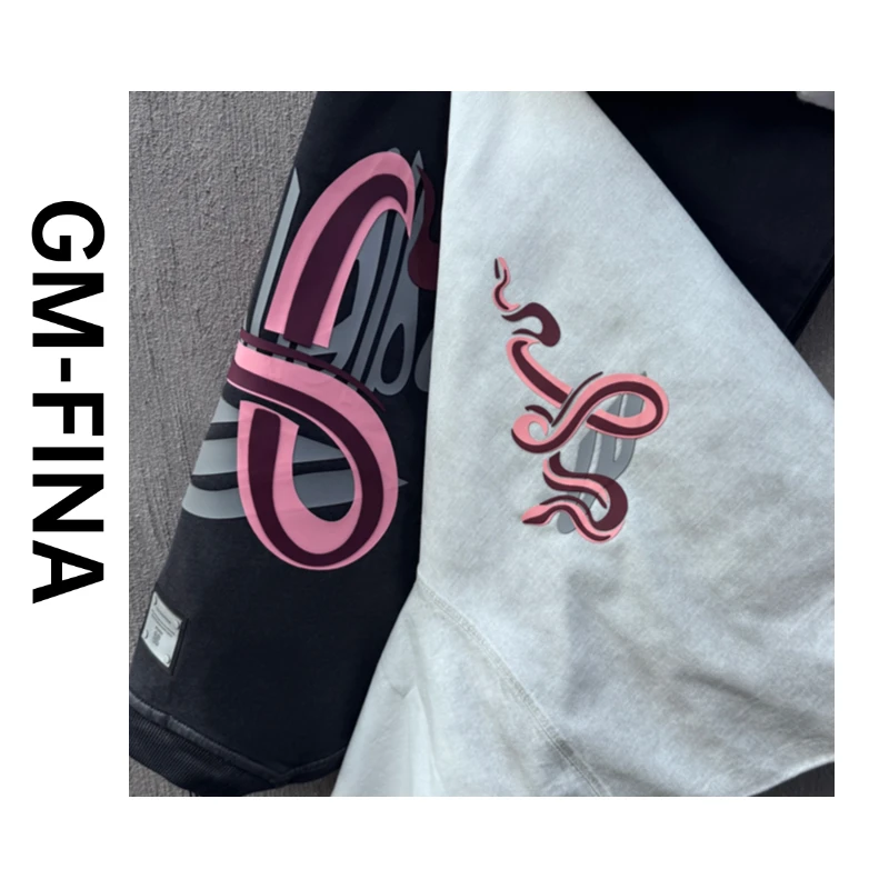 【GM】春夏季新款轻奢高品T恤圆领时尚宽松百搭男女款A24