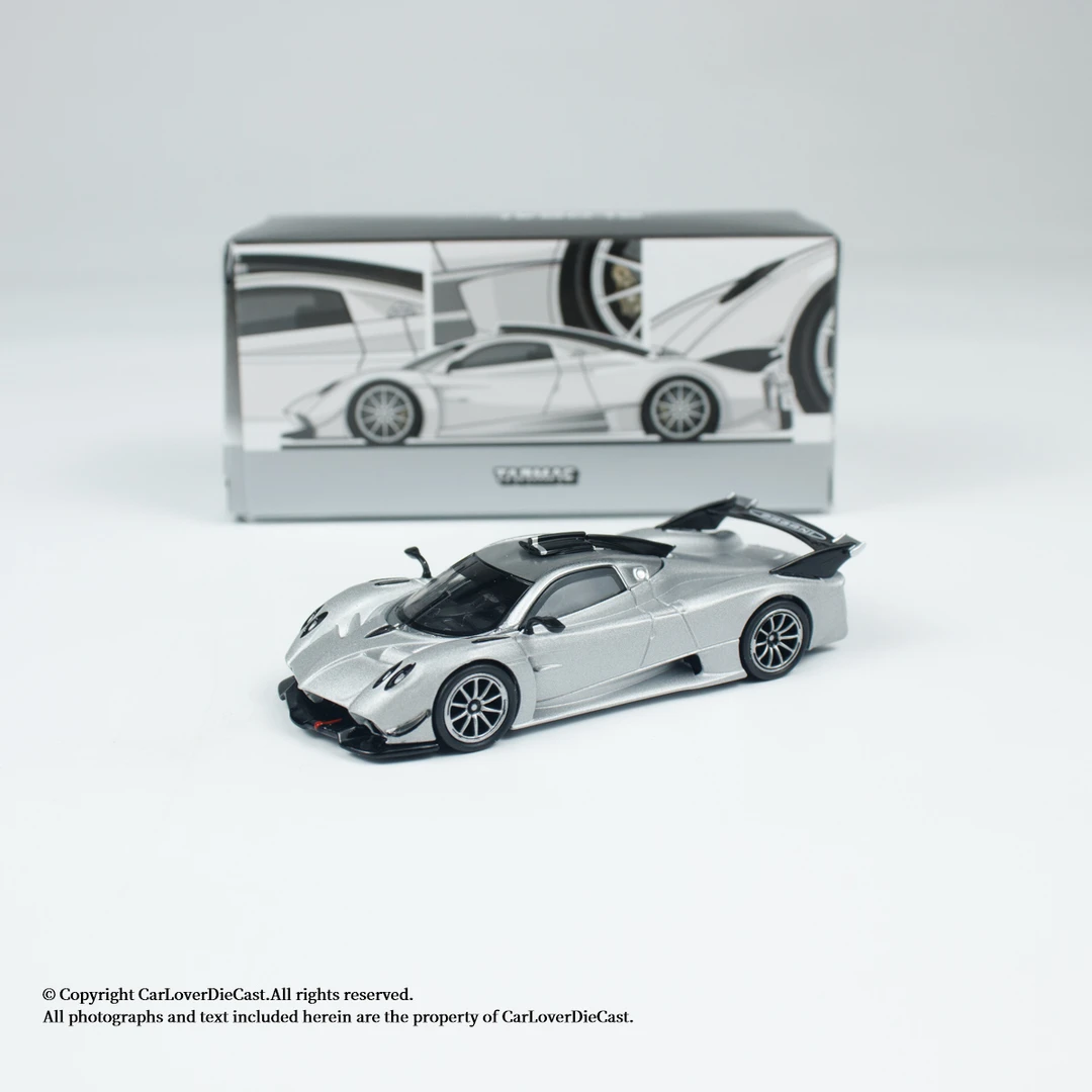 Tarmac 1:64 帕加尼 Pagani Huayra R SatinSilver 银色 合金车模