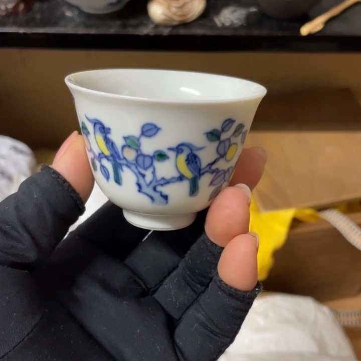 瓷中古工艺品摆件