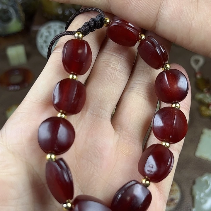 玛瑙/玉髓合金手链