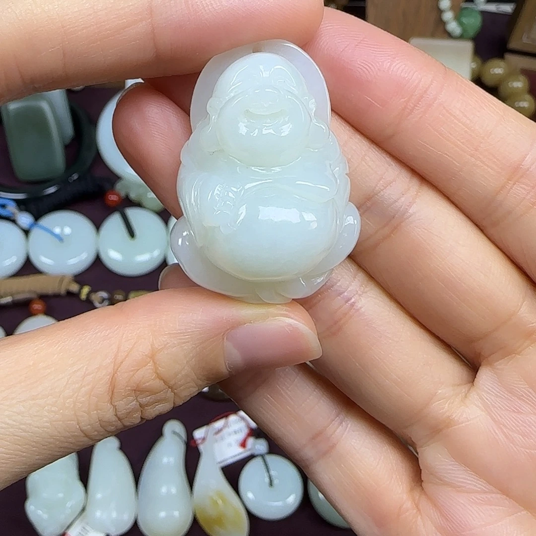 和田玉未镶嵌颈饰41