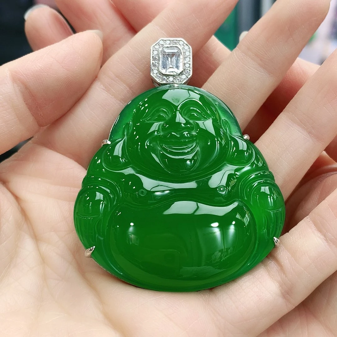 银S925镶嵌吊坠玛瑙/玉髓