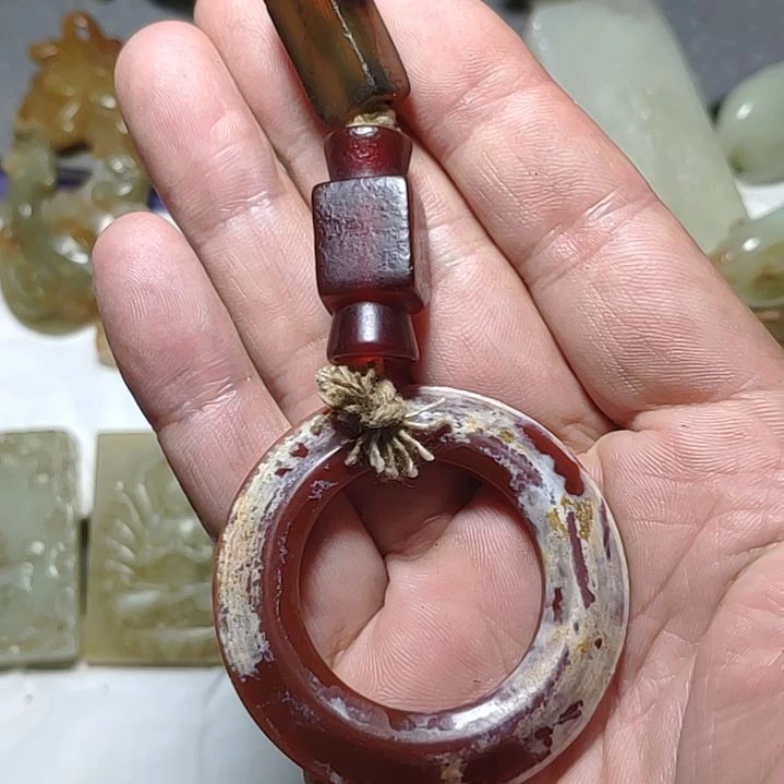 玛瑙/玉髓颈饰合金多**后