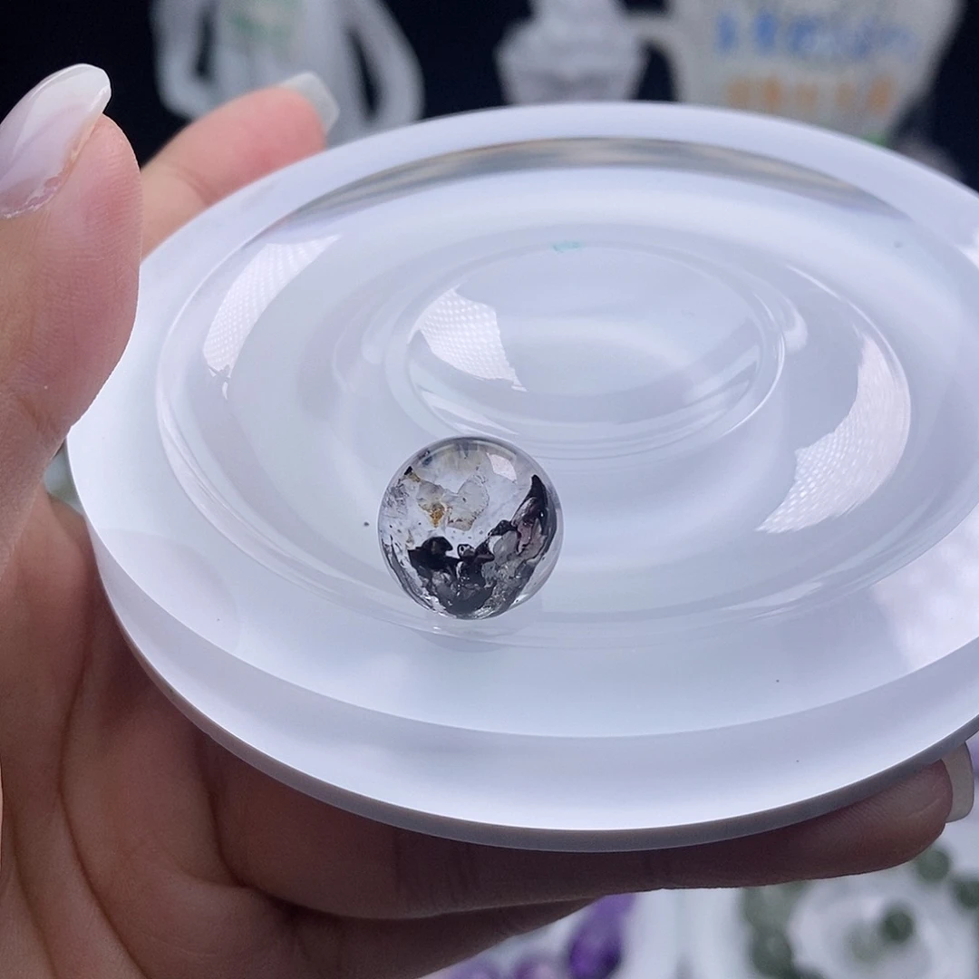 天然水晶定制打孔不退换未镶嵌水晶细*