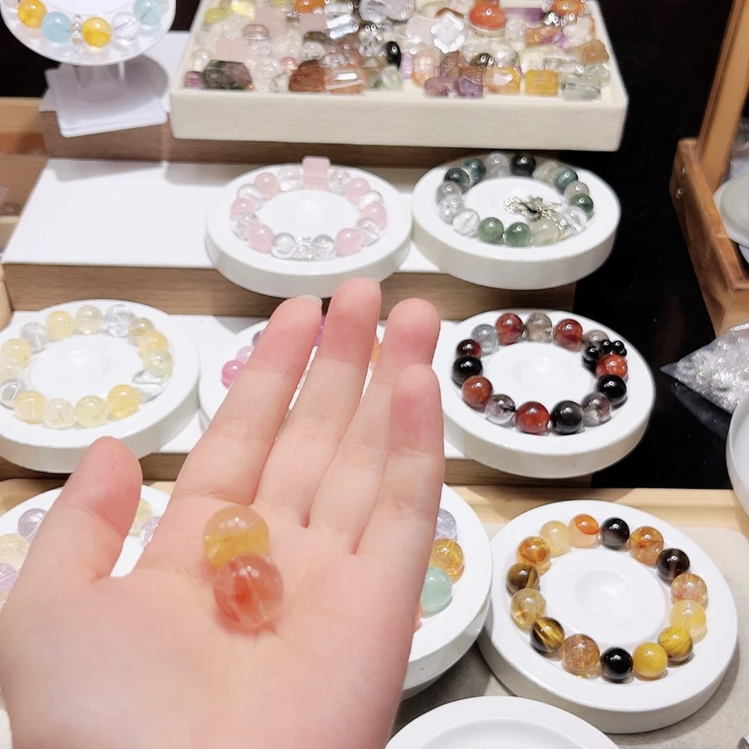 高***冰水晶手链未镶嵌天然水晶