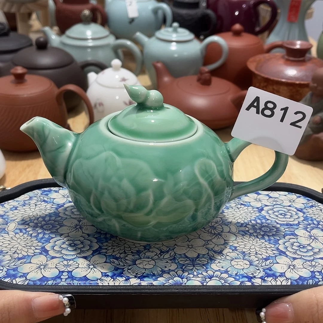 瓷片茶摆件工艺品摆件666