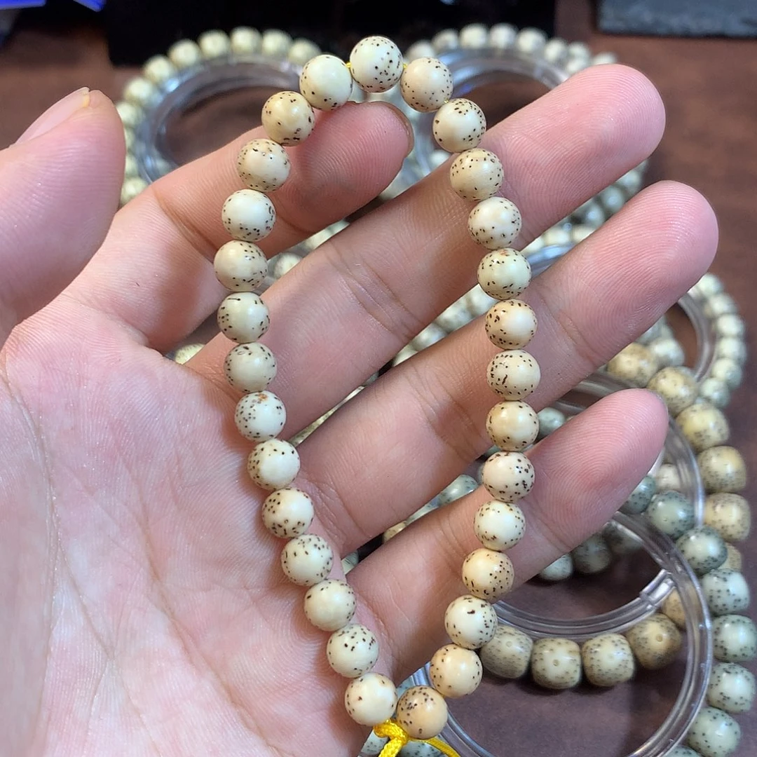 星月菩提手串A19龙蛋手持8m