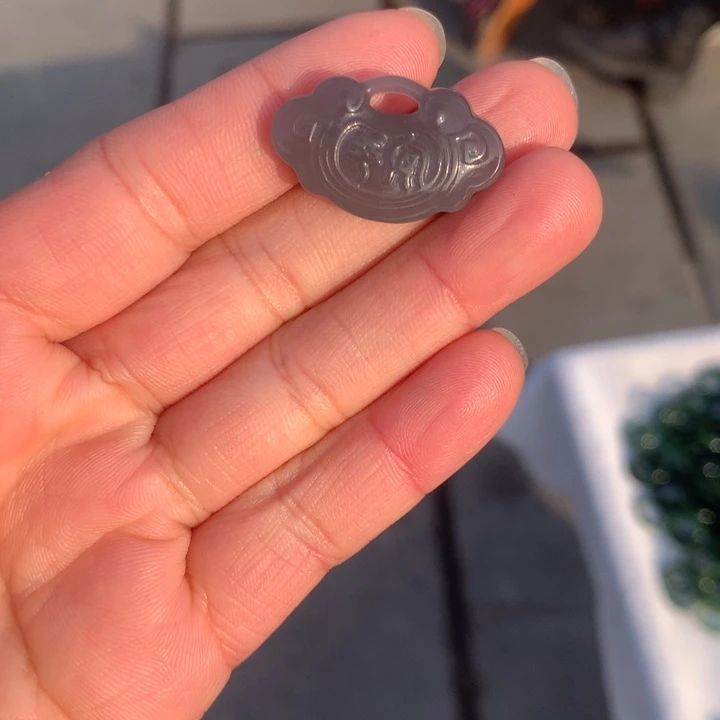 和田玉未镶嵌吊坠(不含链)