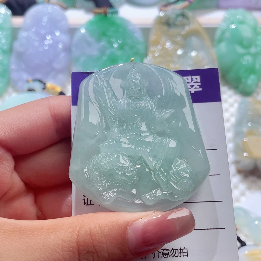 颈饰未镶嵌翡翠文殊