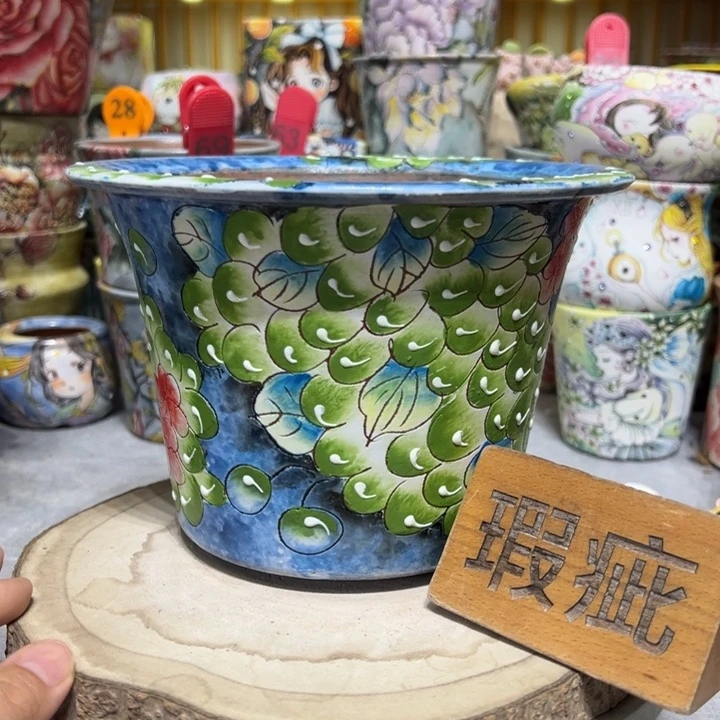 景德镇红陶精品手绘陶瓷