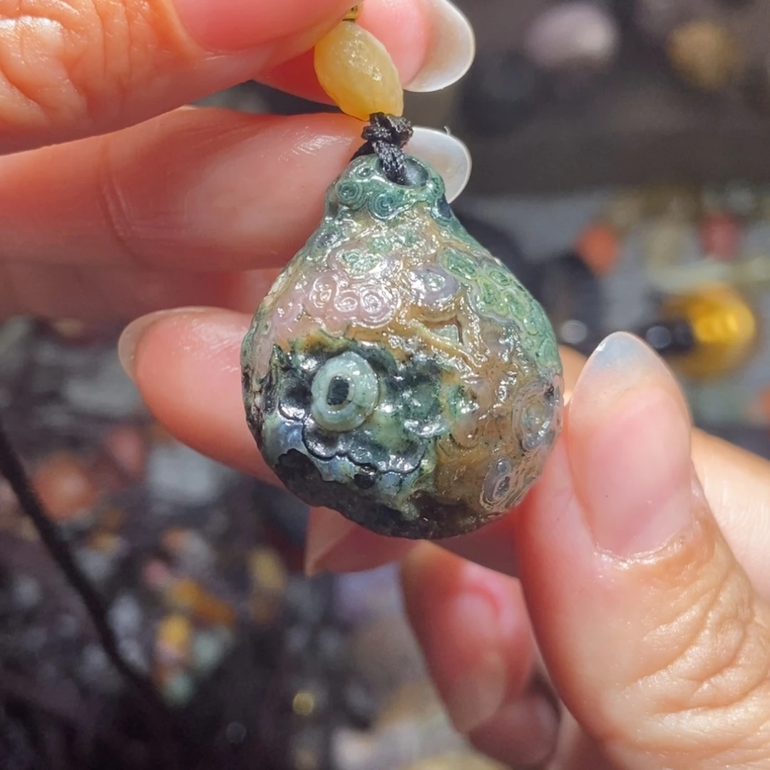 未镶嵌玛瑙/玉髓珠宝半成品