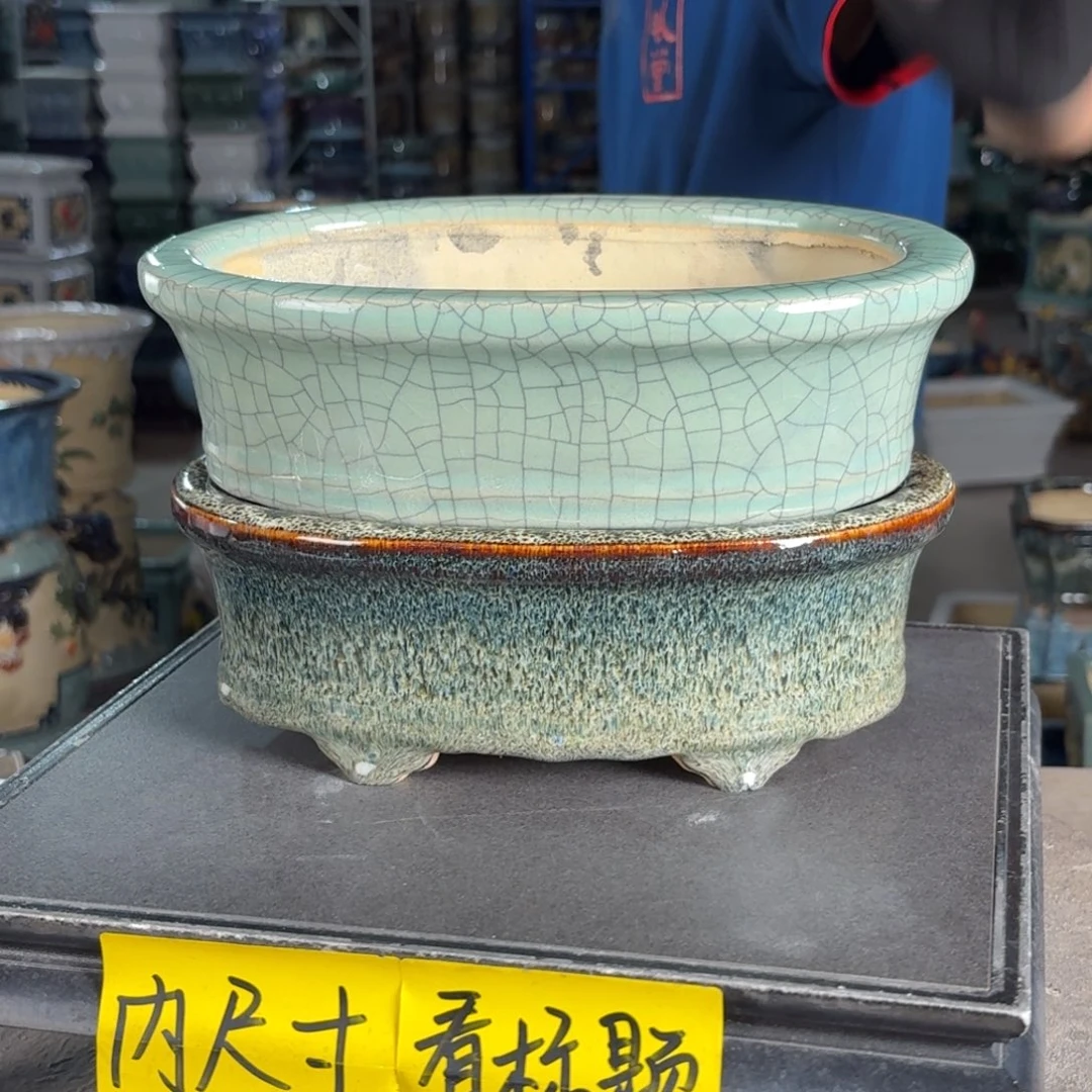 一风堂石湾花盆 内21*14*6微瑕