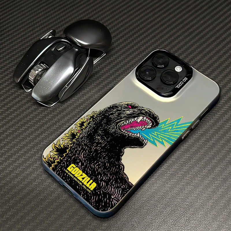 怪兽哥斯拉适用iphone16手机壳15/14promax创意13pro苹果12/11套