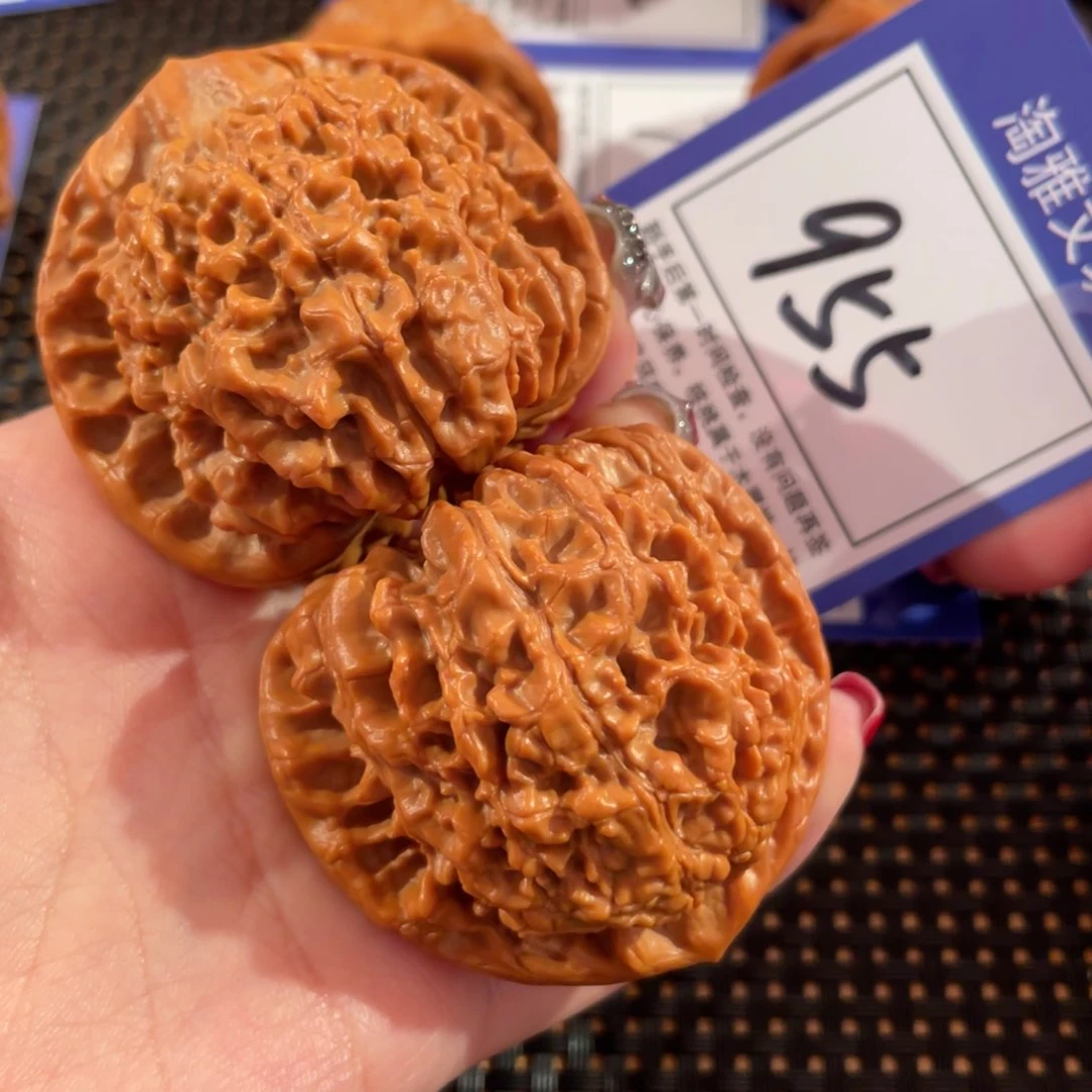 文玩核桃把件955号49尺官帽